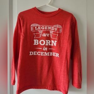 4t Urban Smalls long sleeved December t-shirt Valentine's Day